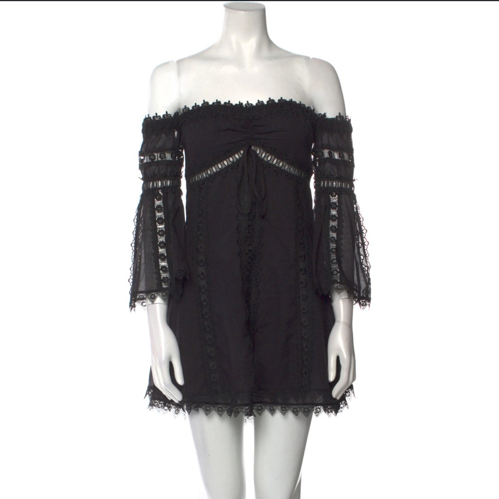 Elegant Black Lace Dress